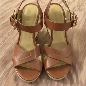 Michael Kors wedges. NWOT. 7.5
